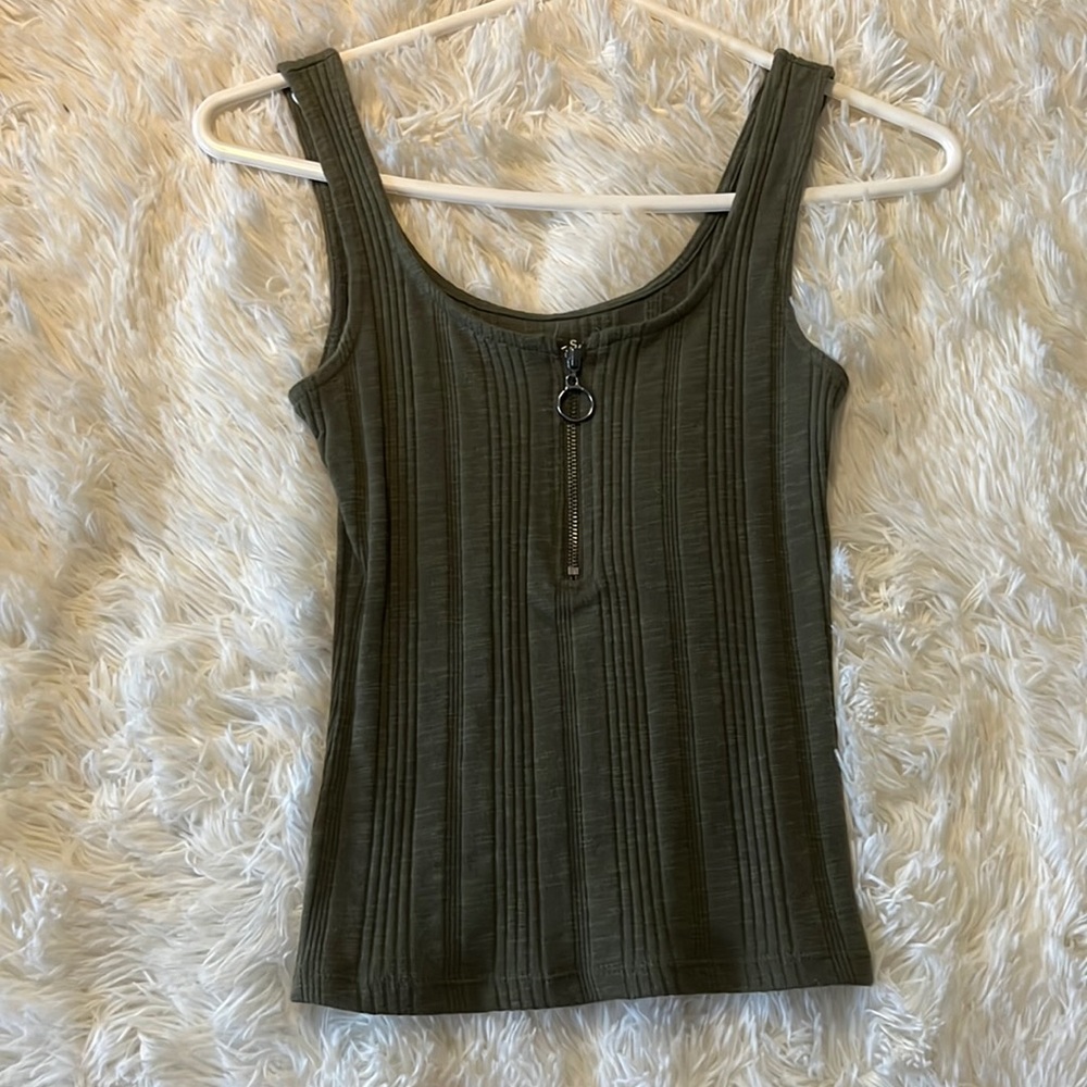 Camo Green Tank Top